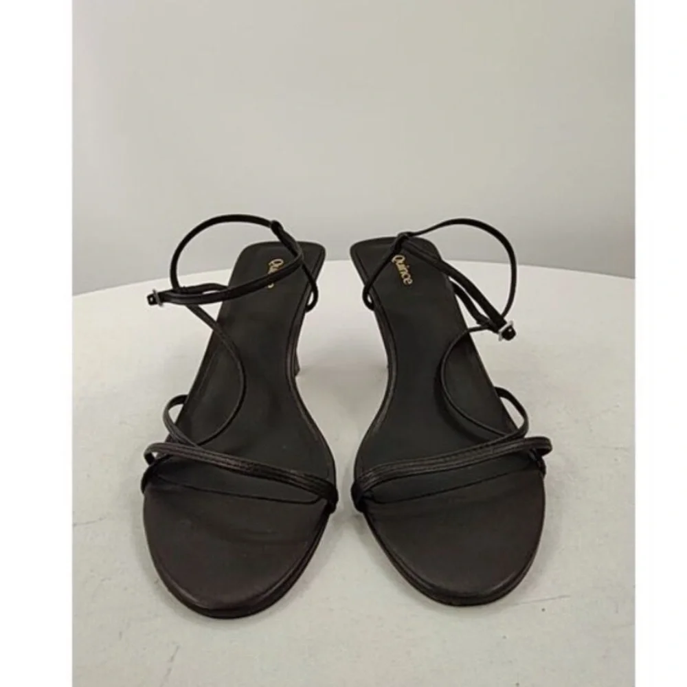 Quince Italian Leather 70mm Strappy Heel size 8 - Picture 7 of 8